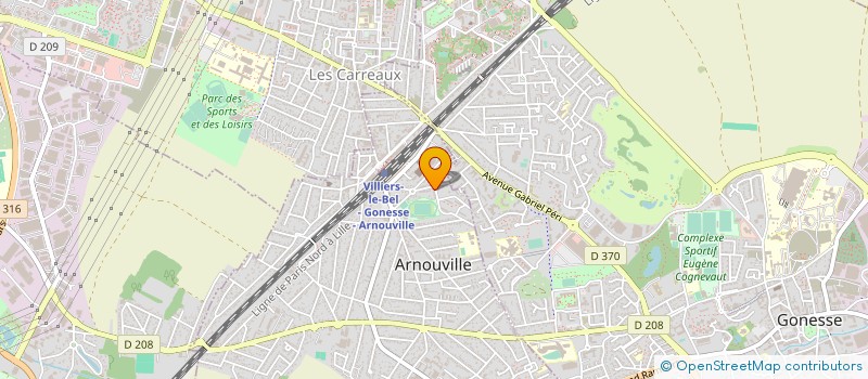 localisation de l'entreprise A.P.A. à ARNOUVILLE