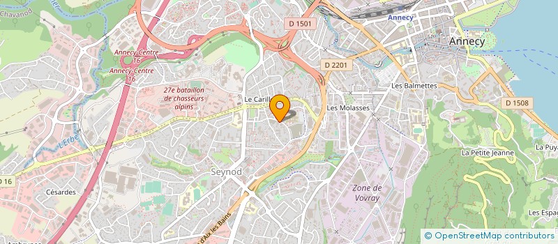 localisation de l'entreprise A.P.A.CH ASSOCIATION à ANNECY