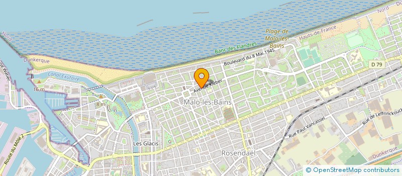 localisation de l'entreprise A.P.A.H à DUNKERQUE