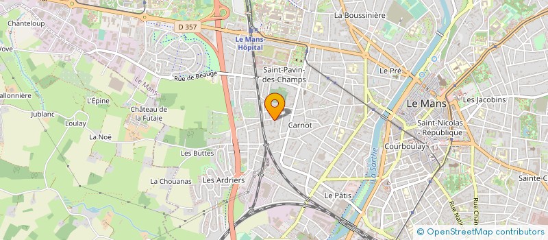 localisation de l'entreprise A P A J H à LE MANS