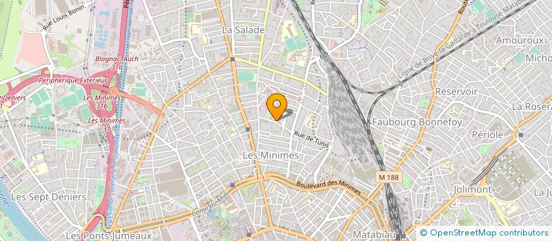 localisation de l'entreprise A.P.A.M. à TOULOUSE