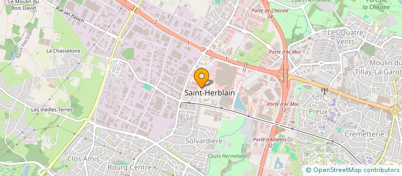 localisation de l'entreprise A.P.A.M.H AIDE PLURIELLE AUTOUR DE LA MALADIE ET DU HANDICAP à SAINT-HERBLAIN