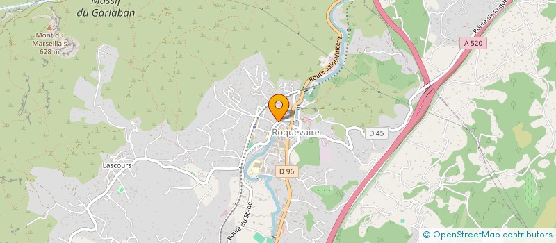 localisation de l'entreprise A.P.A.R à ROQUEVAIRE