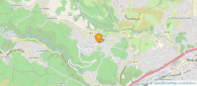 localisation de l'entreprise A.P.A.S. à GENILAC