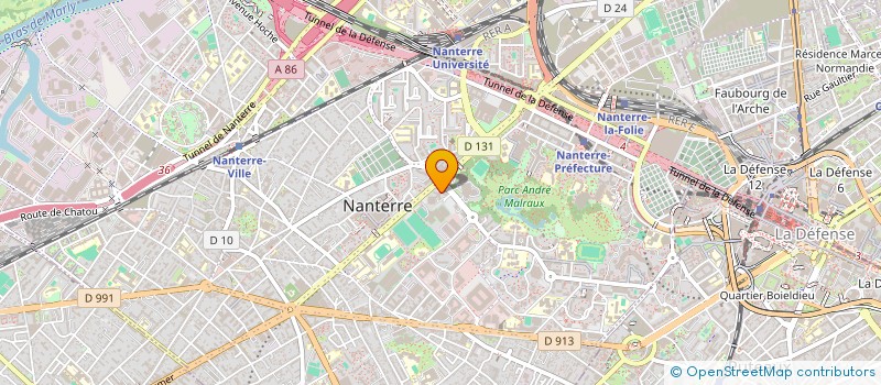 localisation de l'entreprise A P AIPS à NANTERRE
