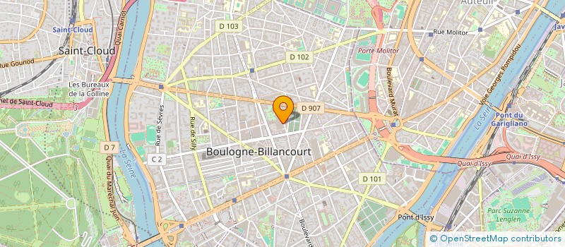 localisation de l'entreprise A.P.B.B. à BOULOGNE-BILLANCOURT