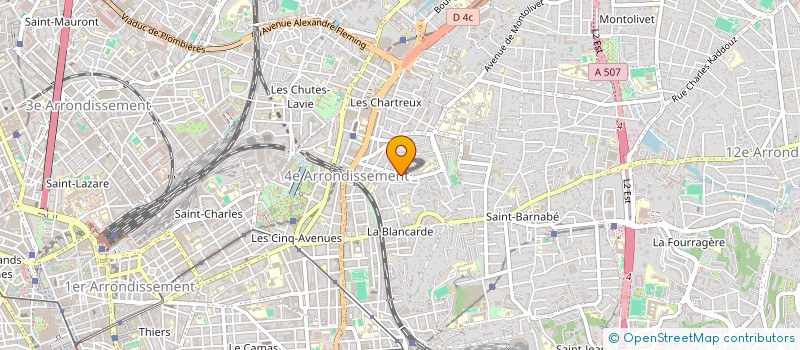 localisation de l'entreprise A.P.B. EURL à MARSEILLE