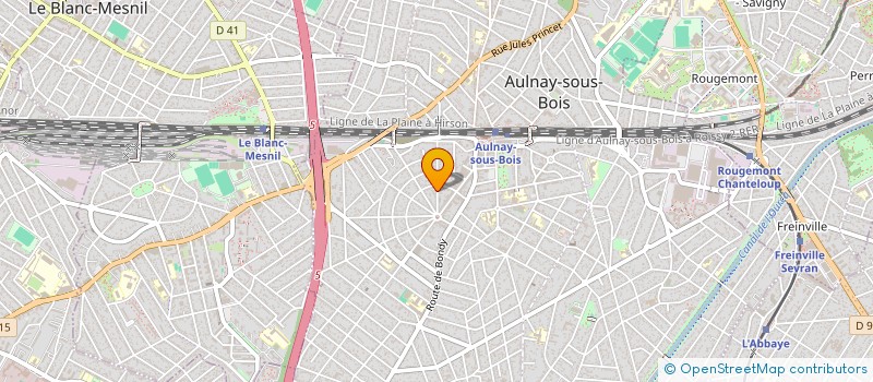localisation de l'entreprise A.P.C à AULNAY-SOUS-BOIS