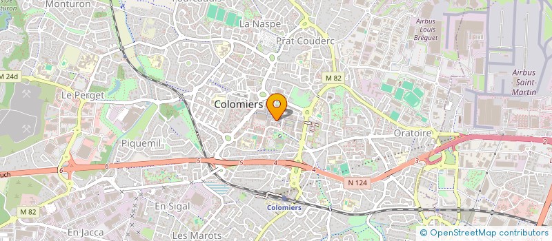 localisation de l'entreprise A.P.C à COLOMIERS