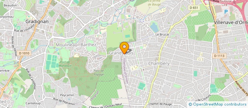 localisation de l'entreprise A.P.C à VILLENAVE-D'ORNON