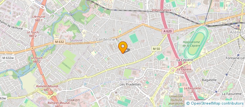 localisation de l'entreprise A.P.C.A. NETTOYAGE à TOULOUSE