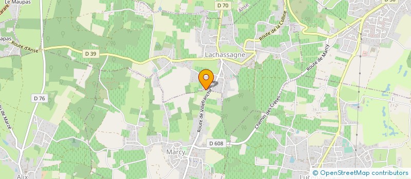 localisation de l'entreprise A.P.C. ANTOINE PINA CONSULTING  LACHASSAGNE