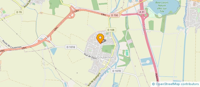 localisation de l'entreprise A P C F  COUTERNON