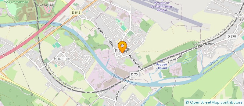 localisation de l'entreprise A.P.C.M.R. ASSOCIATION PROUVYSIENNE DE CONSTRUCTION DE MODELES REDUITS  PROUVY