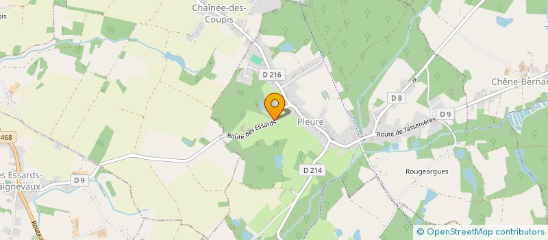 localisation de l'entreprise A-P-COMPANY  CHENE-BERNARD