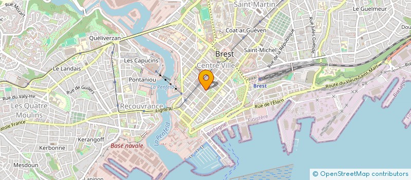 localisation de l'entreprise A&P CONSEILS à BREST