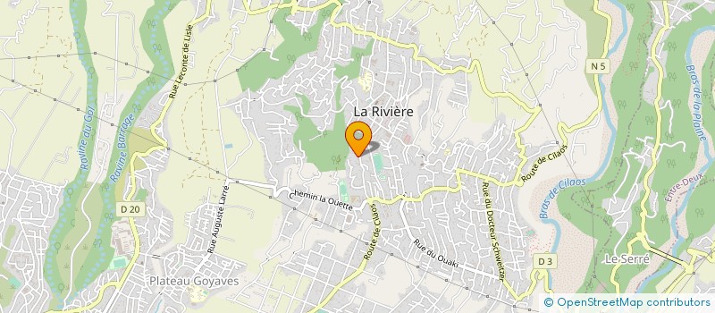 localisation de l'entreprise A.P.E. à SAINT-LOUIS