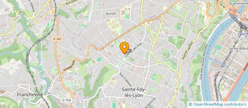 localisation de l'entreprise A.P.E. à SAINTE-FOY-LES-LYON