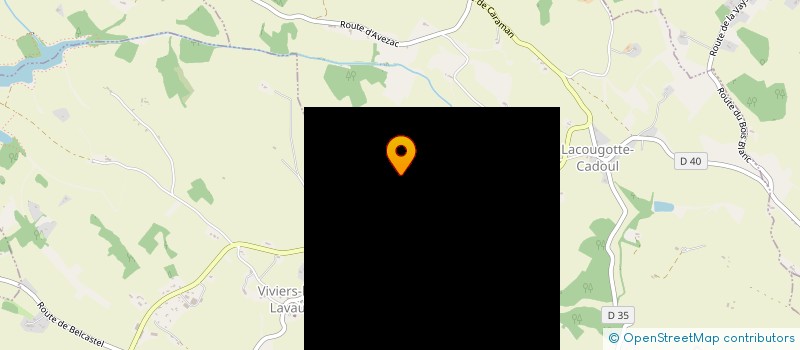 localisation de l'entreprise A.P.E  LACOUGOTTE-CADOUL