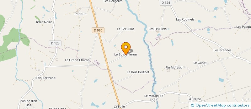 localisation de l'entreprise A P E à CLUIS