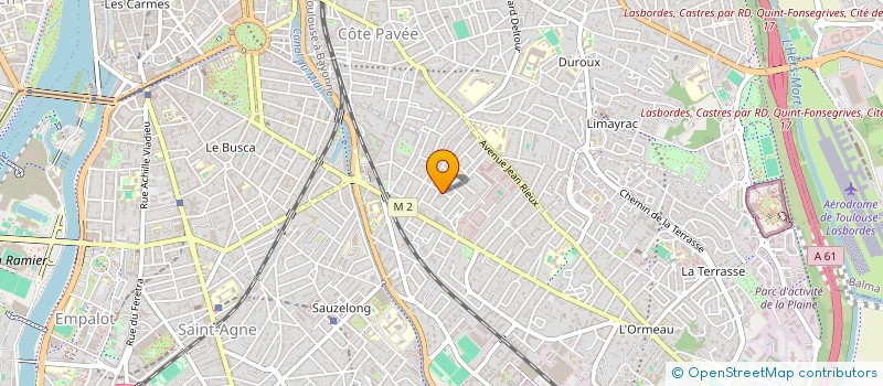 localisation de l'entreprise A.P.E.A.R.T.E( AIDE PSCYCHO ENFANTS.TLSE  TOULOUSE
