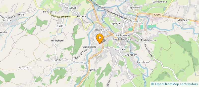 localisation de l'entreprise A.P.E.  BENEN GUSTIA  AINHICE-MONGELOS