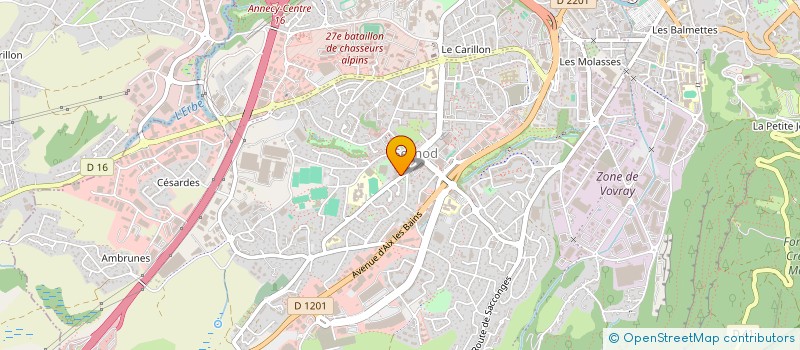 localisation de l'entreprise A.P.E. DU MURAILLON à ANNECY