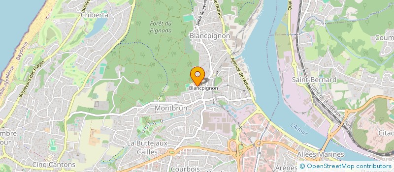 localisation de l'entreprise A.P.E. ECOLE MATERNELLE JEAN-JAURES TALDEA  ANGLET