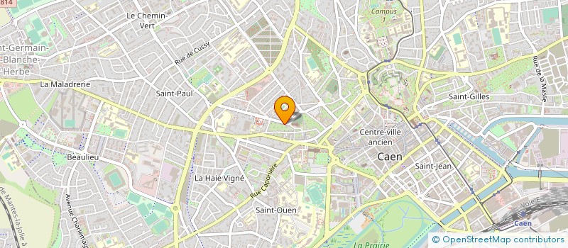 localisation de l'entreprise A P E ECOLE MIXTE CHEMIN VERT à CAEN