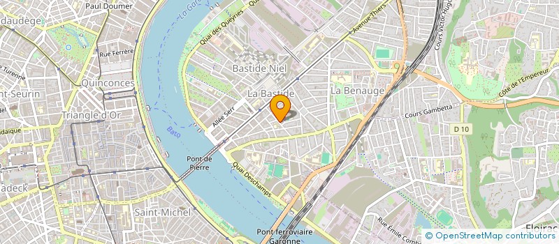 localisation de l'entreprise A.P.E ECOLE NUITS BORDEAUX BASTIDE  BORDEAUX