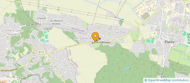 localisation de l'entreprise A.P.E ET AMIS DE L'ECOLE MATERNELLE LA BOISSIERE à PLAISIR