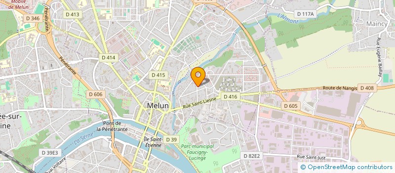 localisation de l'entreprise A.P.E ET AMIS DU GROUPE SCOLAIRE DECOURBE  MELUN