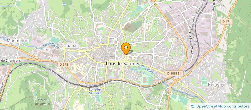 localisation de l'entreprise A P E I à LONS-LE-SAUNIER