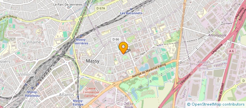localisation de l'entreprise A P E I DE MASSY à MASSY