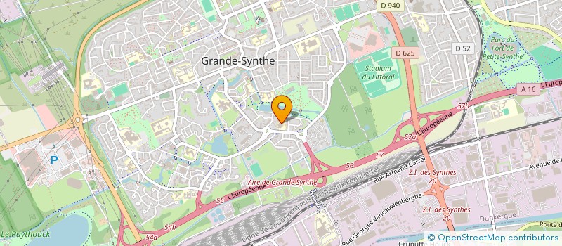 localisation de l'entreprise A.P.E. JULIE DAUBIE ELEMENTAIRE  GRANDE-SYNTHE