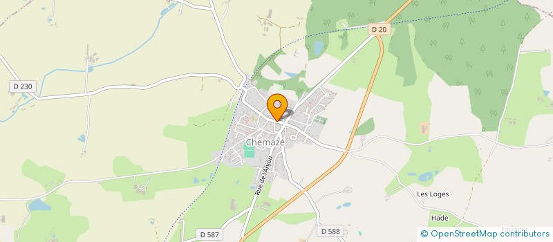 localisation de l'entreprise A.P.E.L DE CHATELAIN  CHATELAIN