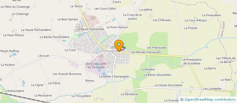 localisation de l'entreprise A.P.E.L. ET AMIS DE L'ECOLE PUBLIQUE MIXTE DE DOMAGNE  DOMAGNE