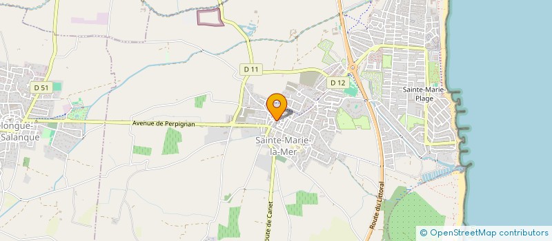 localisation de l'entreprise A.P.E. LE COLLECTIF DES CHOUETTES PARENTS  SAINTE-MARIE-LA-MER