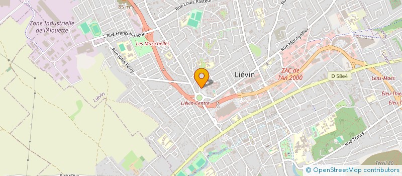 localisation de l'entreprise A.P.E LES LIETARDS à LIEVIN