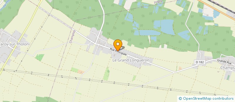 localisation de l'entreprise A.P.E LES P'TITS CHAMPAGNARDS  CHAMPLAY