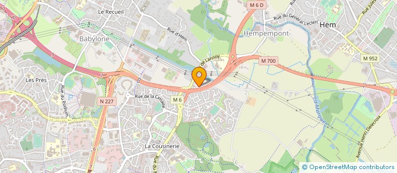 localisation de l'entreprise A.P.E.N à VILLENEUVE-D'ASCQ