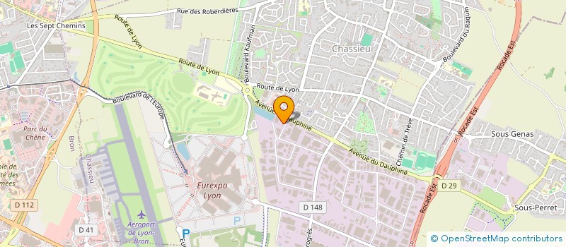 localisation de l'entreprise A P E S A à CHASSIEU