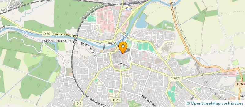 localisation de l'entreprise A.P.E.S.E.P. à DAX