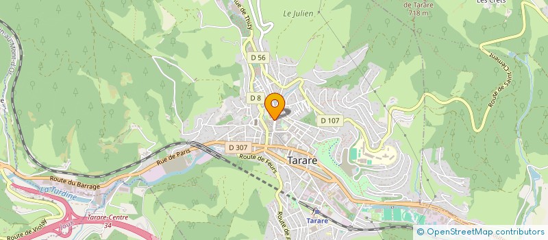 localisation de l'entreprise A.P.EL COLLEGE ST ANDRE  TARARE