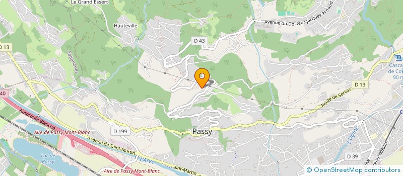 localisation de l'entreprise A.P.F  PASSY