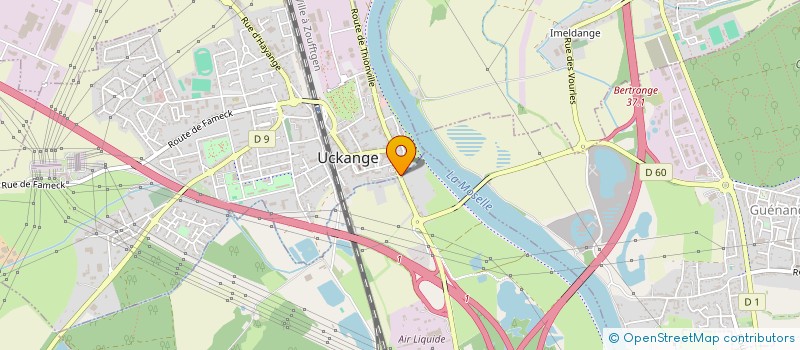 localisation de l'entreprise A.P.F. CONSTRUCTION  UCKANGE