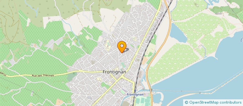 localisation de l'entreprise A P FACADES ASSOCIES à FRONTIGNAN