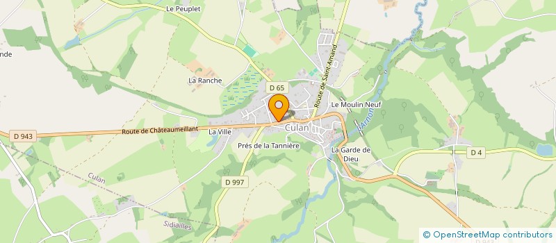 localisation de l'entreprise A.P.G. 02-02 à CULAN