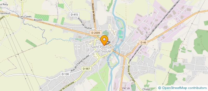 localisation de l'entreprise A.P.G 04 03 à SAINT-POURCAIN-SUR-SIOULE