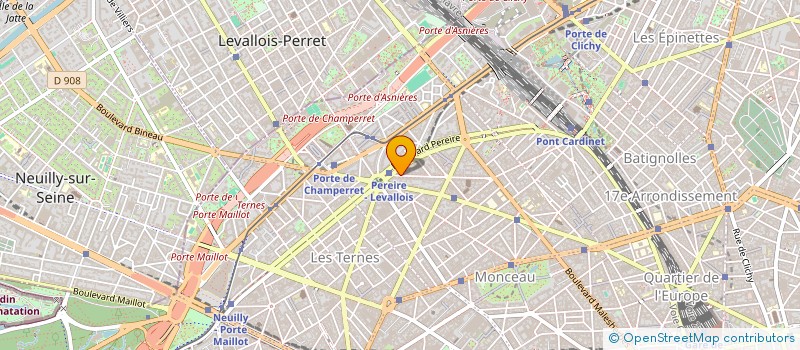 localisation de l'entreprise A.P.G.  PARIS